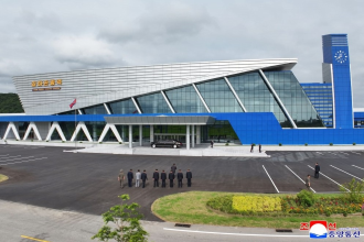 Kim Jong Un Gives Field Guidance at Newly-built Facilities in Wonsan Kalma Coastal Tourist Area